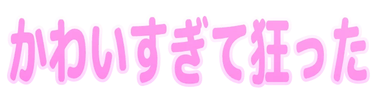 かわいすぎて狂った